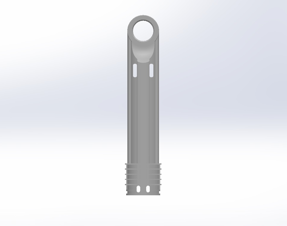 Visão isométrica de um modelo 3D